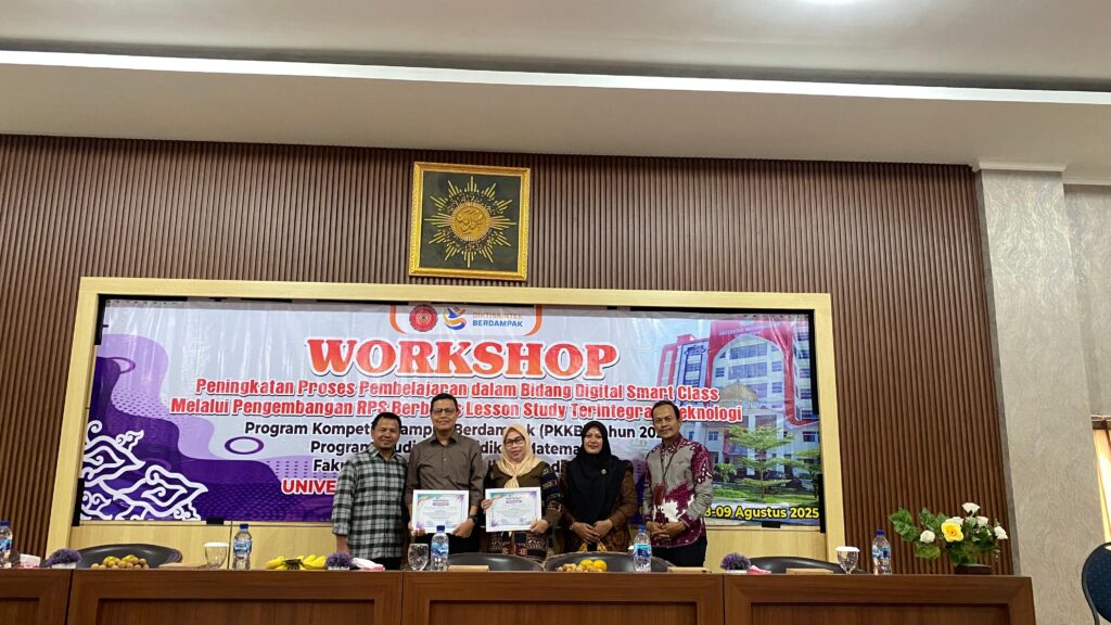 Wujudkan Pembelajaran Inovatif, Prodi Pendidikan Matematika UMC Sukses Gelar Workshop RPS Berbasis Lesson Study